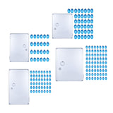 Maxbell Key Cabinet Lock Box Wall Mounted Storage Box Family Home Key Organizer Case 21.5x5.5x32.5cm24Tag