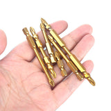Maxbell 6Pcs Phillips Bits Drill Bit Alloy Steel Home Magnetic Screwdriver Bits Set