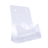 Maxbell Acrylic Brochure Holder Clear Display Stand for Booklets Magazines Pamphlets Single Grid