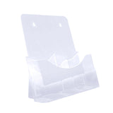 Maxbell Acrylic Brochure Holder Clear Display Stand for Booklets Magazines Pamphlets Single Grid