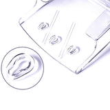 Maxbell Acrylic Brochure Holder Clear Display Stand for Booklets Magazines Pamphlets 2 Grid