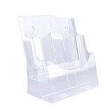 Maxbell Acrylic Brochure Holder Clear Display Stand for Booklets Magazines Pamphlets 2 Grid