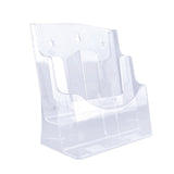 Maxbell Acrylic Brochure Holder Clear Display Stand for Booklets Magazines Pamphlets 2 Grid