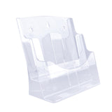 Maxbell Acrylic Brochure Holder Clear Display Stand for Booklets Magazines Pamphlets 2 Grid