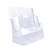 Maxbell Acrylic Brochure Holder Clear Display Stand for Booklets Magazines Pamphlets 2 Grid