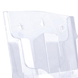 Maxbell Acrylic Brochure Holder Clear Display Stand for Booklets Magazines Pamphlets 2 Grid