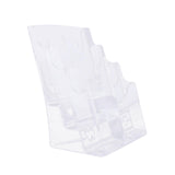 Maxbell Maxbell Acrylic Brochure Holder Clear Display Stand for Booklets Magazines Pamphlets 3 Grid