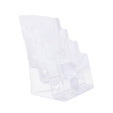 Maxbell Maxbell Acrylic Brochure Holder Clear Display Stand for Booklets Magazines Pamphlets 3 Grid