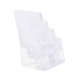 Maxbell Maxbell Acrylic Brochure Holder Clear Display Stand for Booklets Magazines Pamphlets 3 Grid