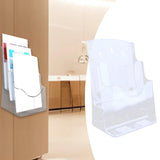 Maxbell Maxbell Acrylic Brochure Holder Brochure Display Stand for Magazines Booklets School A6 2 Tier