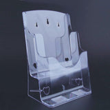 Maxbell Maxbell Acrylic Brochure Holder Brochure Display Stand for Magazines Booklets School A6 2 Tier