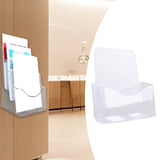 Maxbell Acrylic Brochure Holder Brochure Display Stand for Magazines Booklets School A5 1 Tier