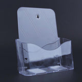Maxbell Acrylic Brochure Holder Brochure Display Stand for Magazines Booklets School A5 1 Tier