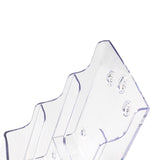 Maxbell Acrylic Brochure Holder Brochure Display Stand for Magazines Booklets School A5 2 Tier