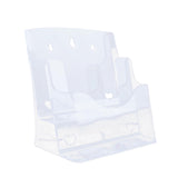 Maxbell Acrylic Brochure Holder Brochure Display Stand for Magazines Booklets School A5 2 Tier