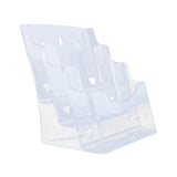 Maxbell Maxbell Acrylic Brochure Holder Brochure Display Stand for Magazines Booklets School A5 3 Tier