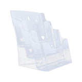Maxbell Maxbell Acrylic Brochure Holder Brochure Display Stand for Magazines Booklets School A5 3 Tier