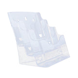 Maxbell Maxbell Acrylic Brochure Holder Brochure Display Stand for Magazines Booklets School A5 3 Tier