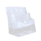 Maxbell Acrylic Brochure Holder Brochure Display Stand for Magazines Booklets School A4 2 Tier