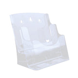 Maxbell Acrylic Brochure Holder Brochure Display Stand for Magazines Booklets School A4 2 Tier