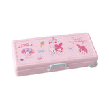 Maxbell Trolley Suitcase Pencil Case Holder Double Layered for Children Bedroom Home Pink