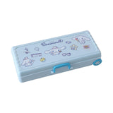 Maxbell Trolley Suitcase Pencil Case Holder Double Layered for Children Bedroom Home Blue