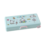 Maxbell Trolley Suitcase Pencil Case Holder Double Layered for Children Bedroom Home Green