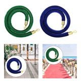 Maxbell 59inch Crowd Control Barrier Rope Versatile Replacement for Theaters Museums Green