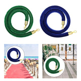 Maxbell 59inch Crowd Control Barrier Rope Versatile Replacement for Theaters Museums Green