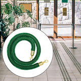 Maxbell 59inch Crowd Control Barrier Rope Versatile Replacement for Theaters Museums Green