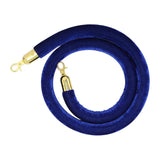 Maxbell 59inch Crowd Control Barrier Rope Versatile Replacement for Theaters Museums Blue