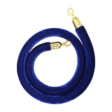 Maxbell 59inch Crowd Control Barrier Rope Versatile Replacement for Theaters Museums Blue