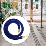 Maxbell 59inch Crowd Control Barrier Rope Versatile Replacement for Theaters Museums Blue