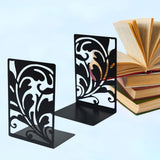 Maxbell Maxbell 2x Bookshelf Stable Office Supplies Iron Bookend for Shelves Desk Study Room