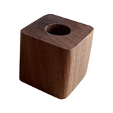 Maxbell Maxbell Single Pen Holder Placing Your Favorite Pen Art Gift Table Toothbrush Holder Deep Brown 3.5x3.5cm