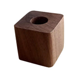 Maxbell Maxbell Single Pen Holder Placing Your Favorite Pen Art Gift Table Toothbrush Holder Deep Brown 3.5x3.5cm