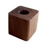 Maxbell Maxbell Single Pen Holder Placing Your Favorite Pen Art Gift Table Toothbrush Holder Deep Brown 3.5x3.5cm
