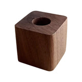 Maxbell Maxbell Single Pen Holder Placing Your Favorite Pen Art Gift Table Toothbrush Holder Deep Brown 3.5x3.5cm