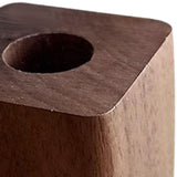 Maxbell Maxbell Single Pen Holder Placing Your Favorite Pen Art Gift Table Toothbrush Holder Deep Brown 3.5x3.5cm