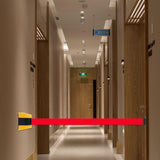 Maxbell Wall Mount Retractable Belt Fence Corridor Crowd Queue Crowd Control Barrier Stretch Belt 4.8m