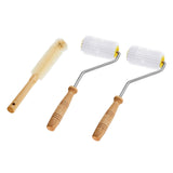 Maxbell 3 Pieces Honey Extractor Tool with Cleaning Brush Portable Detachable Roller