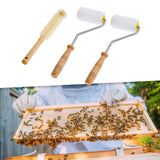 Maxbell 3 Pieces Honey Extractor Tool with Cleaning Brush Portable Detachable Roller