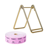 Maxbell Raffle Ticket Dispenser for Single Roll Tickets Trade Shows Charity Auctions Pink Simple Holder