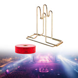 Maxbell Raffle Ticket Dispenser for Single Roll Tickets Trade Shows Charity Auctions Red Luxury Holder