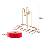 Maxbell Raffle Ticket Dispenser for Single Roll Tickets Trade Shows Charity Auctions Red Luxury Holder
