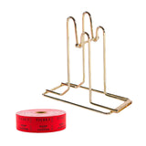 Maxbell Raffle Ticket Dispenser for Single Roll Tickets Trade Shows Charity Auctions Red Luxury Holder