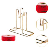 Maxbell Raffle Ticket Dispenser for Single Roll Tickets Trade Shows Charity Auctions Red Luxury Holder