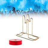 Maxbell Raffle Ticket Dispenser for Single Roll Tickets Trade Shows Charity Auctions Red Luxury Holder