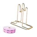 Maxbell Raffle Ticket Dispenser for Single Roll Tickets Trade Shows Charity Auctions Pink Luxury Holder