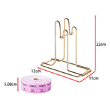 Maxbell Raffle Ticket Dispenser for Single Roll Tickets Trade Shows Charity Auctions Pink Luxury Holder